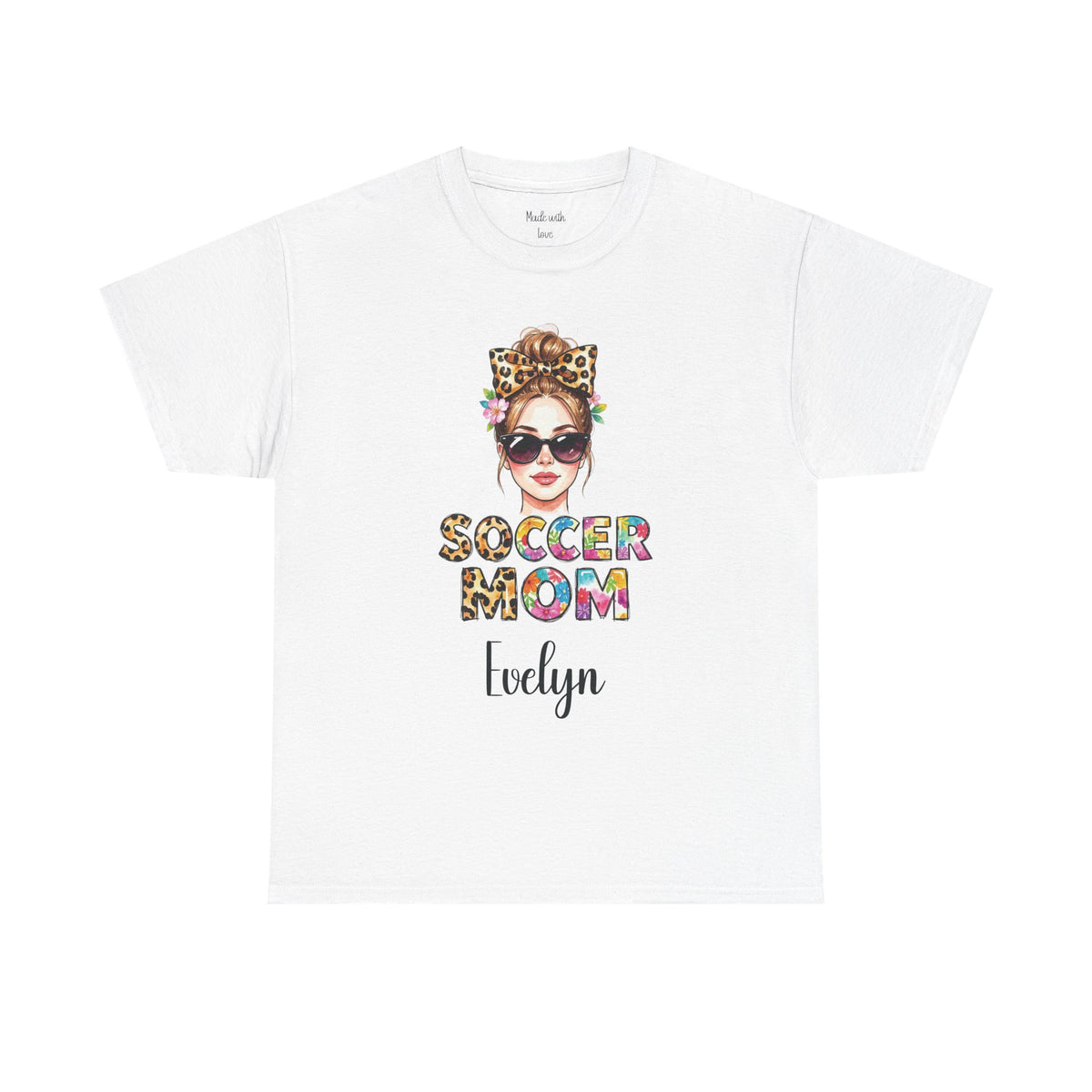 Personalized Soccer Mom t-shirt design