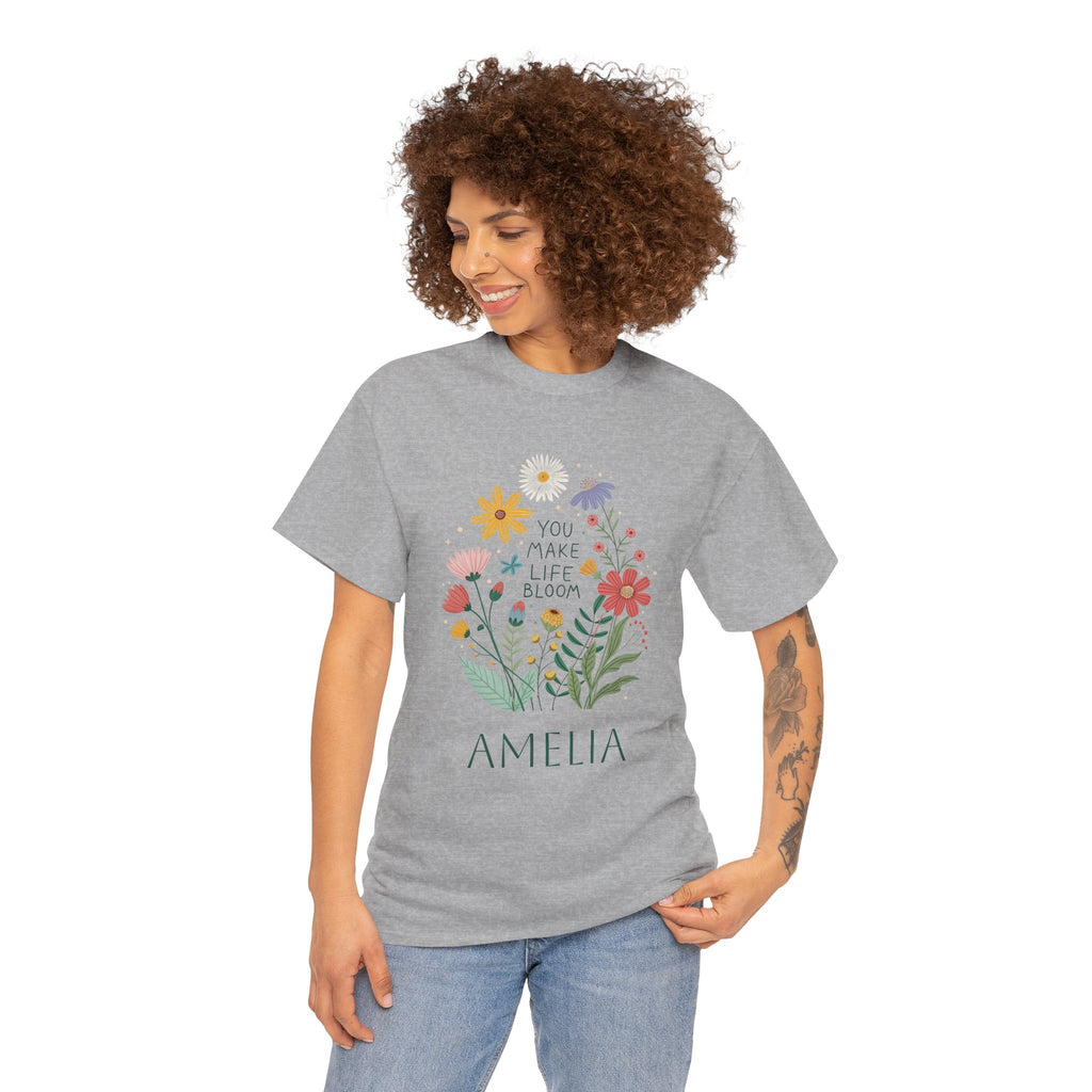 Wildflower t-shirt in a solid color