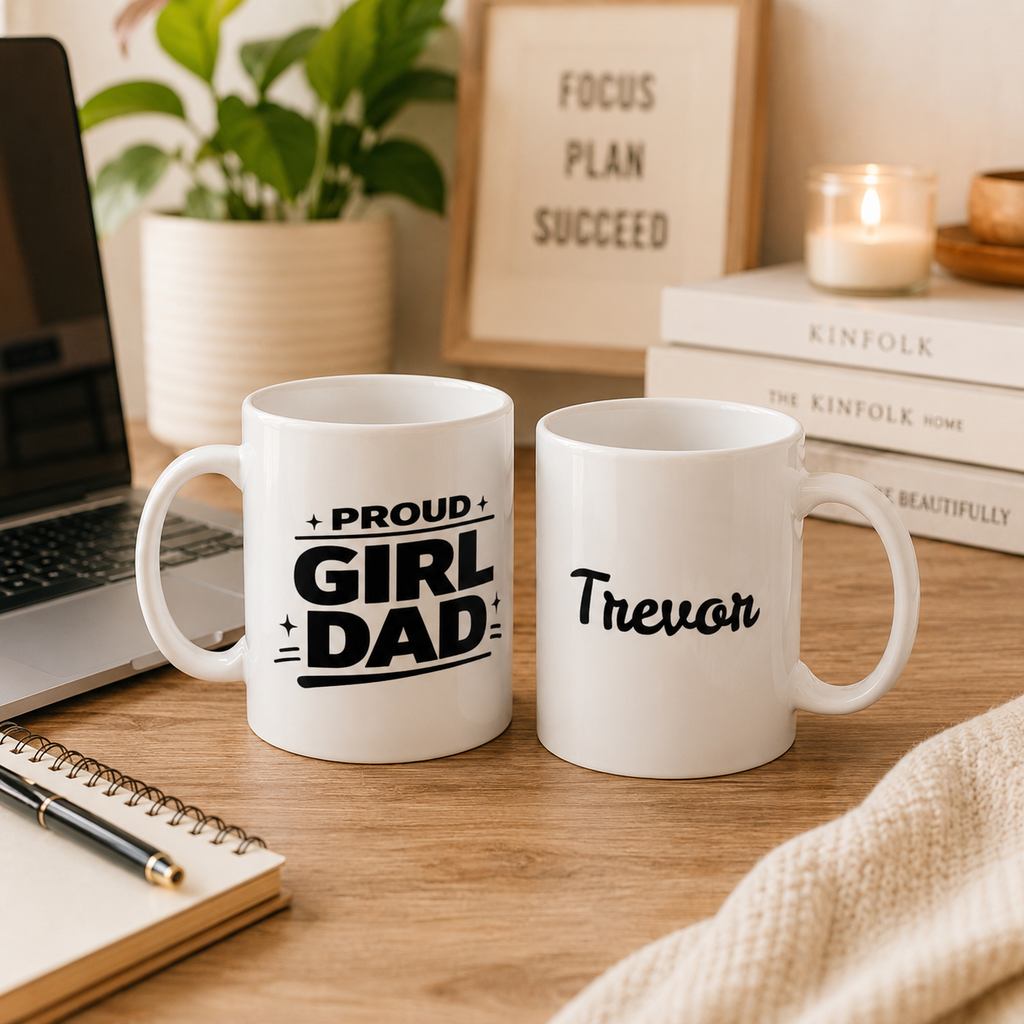 Proud Girl Dad design graphic