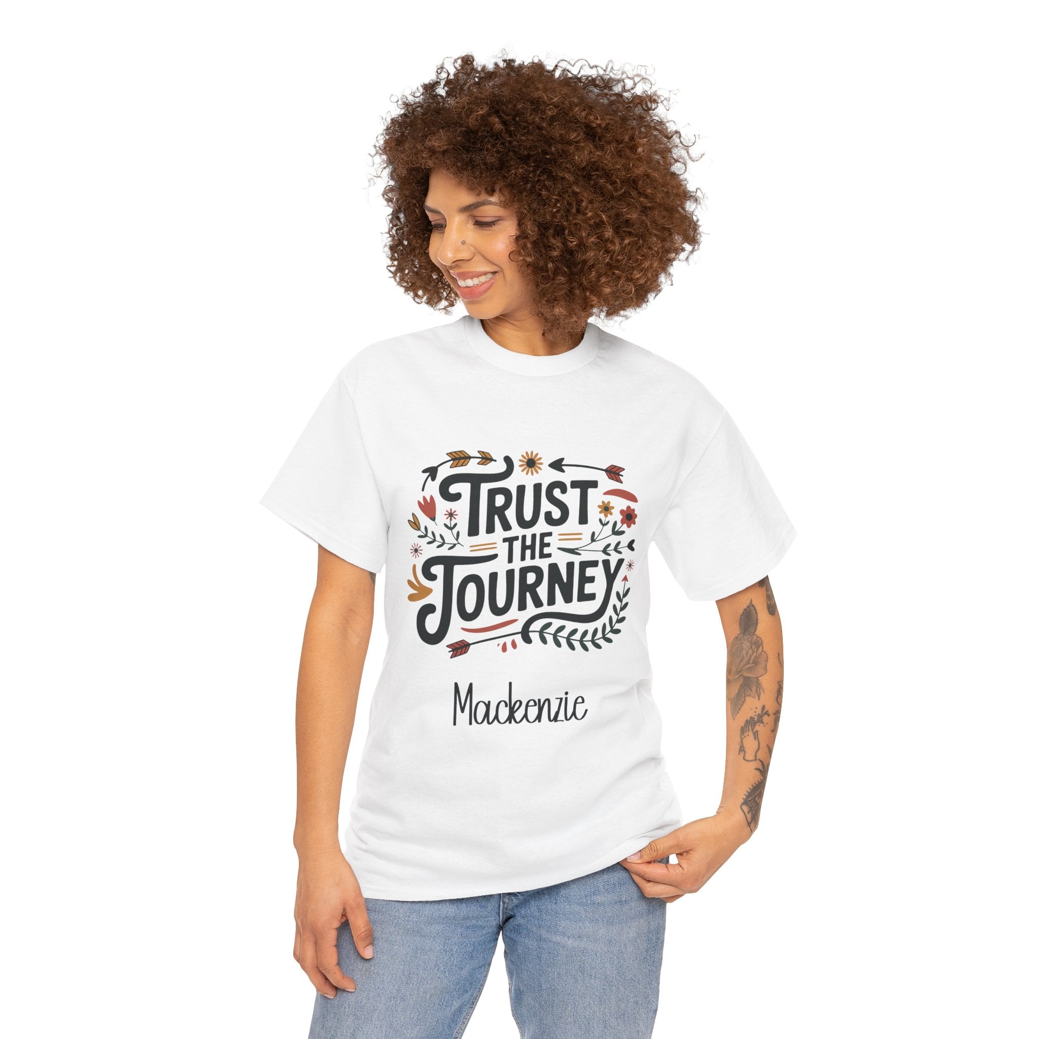 Personalized Trust The Journey t-shirt product photo