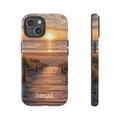 Vintage songbird phone case, main design view