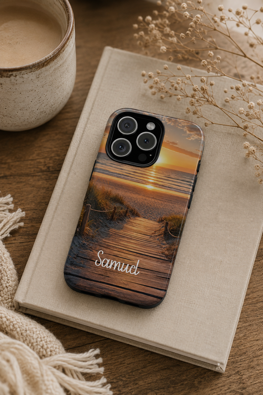 Personalized songbird phone case customization info graphic