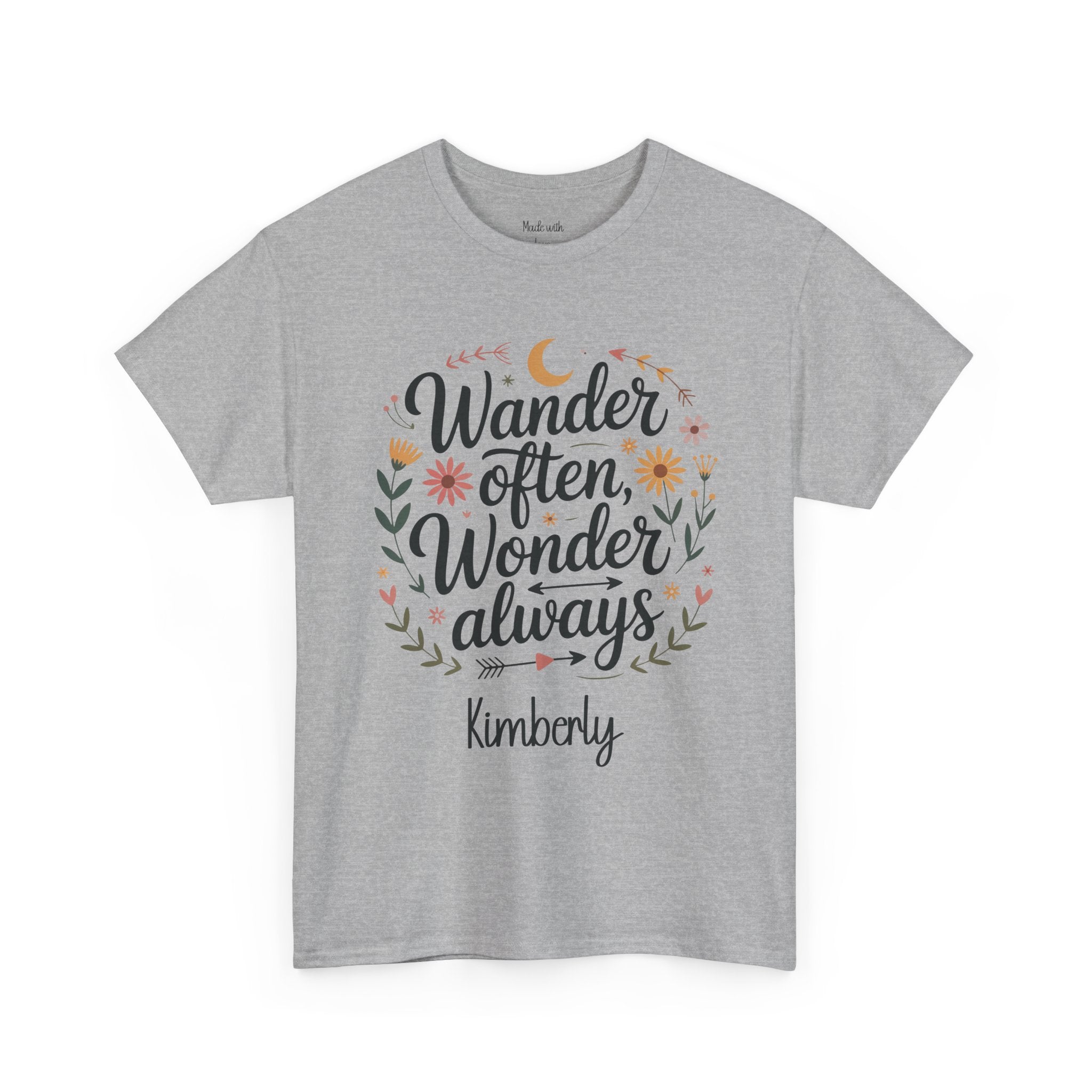 Personalized Wander Often t-shirt product photo