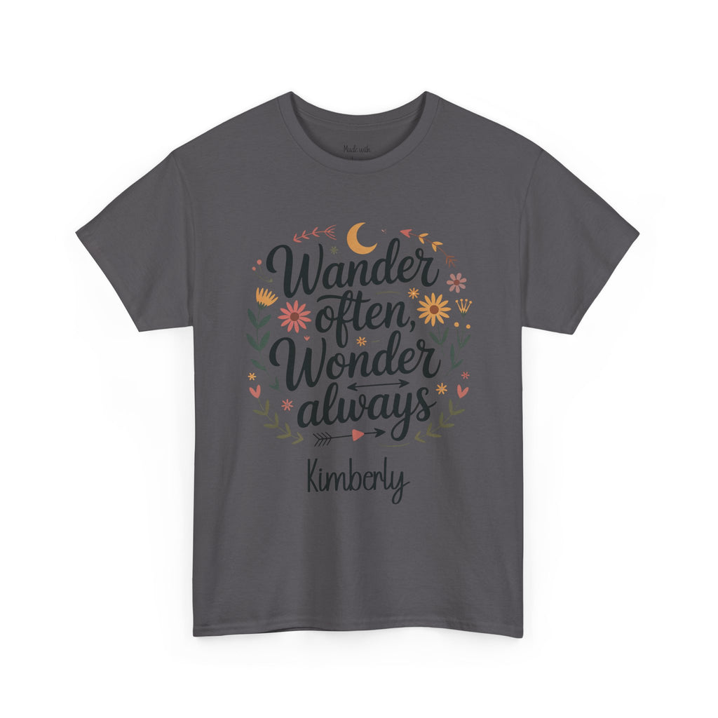 Personalized Wander Often t-shirt product photo